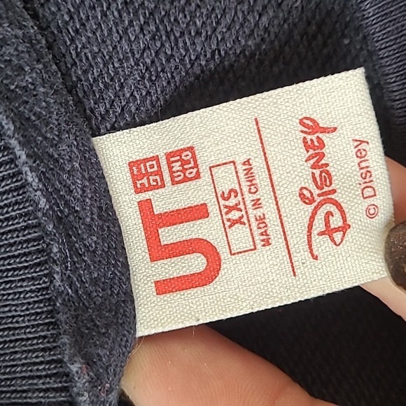 Disney Mickey Mouse Embroidered Navy Blue Crewneck Sweater Womens Size XXS - Picture 15 of 16